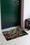Colorful Butterfly Garden Pattern 598 Doormat, 40x60 cm, Non-Slip Sole, Decorative - 3