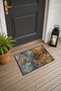 Copper-Textured Door Mat with Textured Surface, 40x60 cm, Non-Slip Sole, Decorative