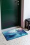 Turquoise Misty Mountain Lake Patterned Doormat, 40x60 cm, with Non-Slip Sole, Decorative - 3