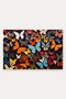 259 Colorful Butterfly Dance Pattern Doormat, 40x60 cm, with Non-Slip Sole, Decorative - 5