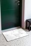 White-Gray Carrara Marble Patterned Doormat, 40x60 cm, with Non-Slip Sole, Decorative - 3