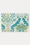 Turquoise Gold Damask Baroque-Patterned Doormat, 40x60 cm, with Non-Slip Sole, Decorative - 5