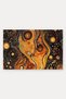 Orange-Brown Aboriginal Polka Dot Doormat, 40x60 cm, with Non-Slip Sole, Decorative - 5