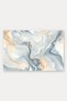 Gray-Beige Marble Patterned Doormat, 40x60 cm, with Non-Slip Sole, Decorative - 5