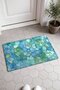 Turquoise-Green Bead Mosaic Patterned Doormat, 40x60 cm, with Non-Slip Sole, Decorative - 2