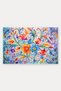 Colorful Flower Garden Turkish Rug-Floral Print 717 Doormat, 40x60 cm, with Non-Slip Sole - 5