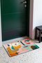 Pastel Cubist Face Composition Patterned Doormat, 40x60 cm, with Non-Slip Sole, Decorative - 3