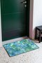 Turquoise-Green Bead Mosaic Patterned Doormat, 40x60 cm, with Non-Slip Sole, Decorative - 3