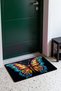 Colorful Butterfly Spring Pattern 618 Doormat, 40x60 cm, Non-Slip Sole, Decorative - 3