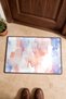 Blue Coral Watercolor Cloud-Patterned Doormat, 40x60 cm, with Non-Slip Sole, Decorative - 4