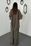 Khaki Shirt Double Set - 5