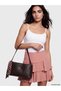 Peak New Season Women's Brown Leather-Look Shoulder Bag with Scarf