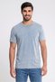 Men Crew Neck Short Sleeve Washed T-Shirt, Wash Blue