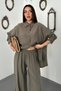 Khaki Shirt Double Set - 3