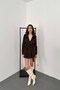 Brown Suede Lace-Up Jacket - 2