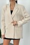 Beige Blazer Jacket - 4