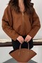 Camel Short Hooded Jacket - 4
