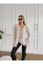 Women's Lace-Detailed Button-Up Cardigan