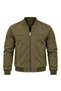 Basic Bomber College Transitional Suede Jacket