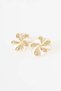 Twist-Pattern Earrings, Gold - 2