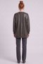 Shiny-Looking Khaki Sweatshirt - 4