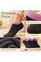 Women's Terry Socks, Pack of 6, Short Cuff, Stitch-Free Toe, Heat-Retaining, Soft Winter Socks, Model HB006 - 4