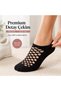 Women's Black 6-Pack Fishnet Ballet Flats Socks, Low-Cut, Thin, Stretchy, Breathable, Affordable Socks HB006 - 7