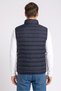 Men Brand Logo Jackets Vest, Navy - 4