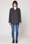 Women Regular Fit Heather Blazer Jacket, Grey - 2