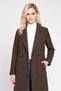 Women Plaid Trench Coat, Multicolor - 2
