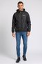Men Brand Logo Windbreaker Jacket, Black - 2