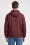 Men Brand Logo Windbreaker Jacket, Maroon - 4