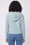 Women Textured Full Zip Sweater, Mint Green - 4