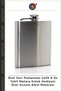 Special Edition Stainless Steel 8 Oz Single Flask—Men's Gift, Specially Presented Liquor Flask