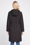 Women Plain Parka Jacket, Black - 4