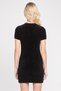 Women Textured Sweater Dress, Black - 4