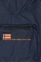 Men Brand Logo Windbreaker Jacket, Navy - 5