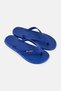 Men Brand Logo Slip On Slippers, Navy - 2