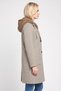 Women Plaid Trench Coat, Multicolor - 3