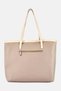 Women Brand Logo Tote Bag, Beige - 3