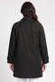 Women Solid Trench Coat, Black - 4