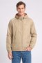 Men Brand Logo Windbreaker Jacket, Khaki