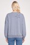 Women Round Neck Allover Print Sweatshirt, Washed Blue - 4
