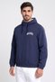 Men Sportswear Fit Full Zip Training Windbreaker Jacket, Navy Blue