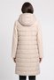 Women Textured Trench Coat, Beige - 4