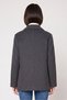 Women Regular Fit Heather Blazer Jacket, Grey - 4