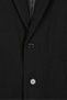 Men Textured Trench Coat, Black - 5