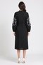 Women Embroidered Maxi Dress, Black - 4
