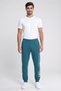 Men Sportswear Fit Outdoor Sweatpants, Teal Blue - 2