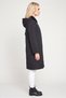 Women Solid Trench Coat, Navy - 3